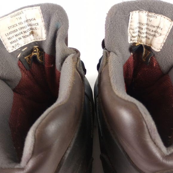 LL Bean Winter Boots,Brown Leather Outdoor Hiking Shoes, Women Size 7 - Picture 4 of 10